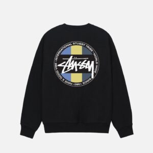 STUSSY CLASSIC DOT CREW – CZARNY