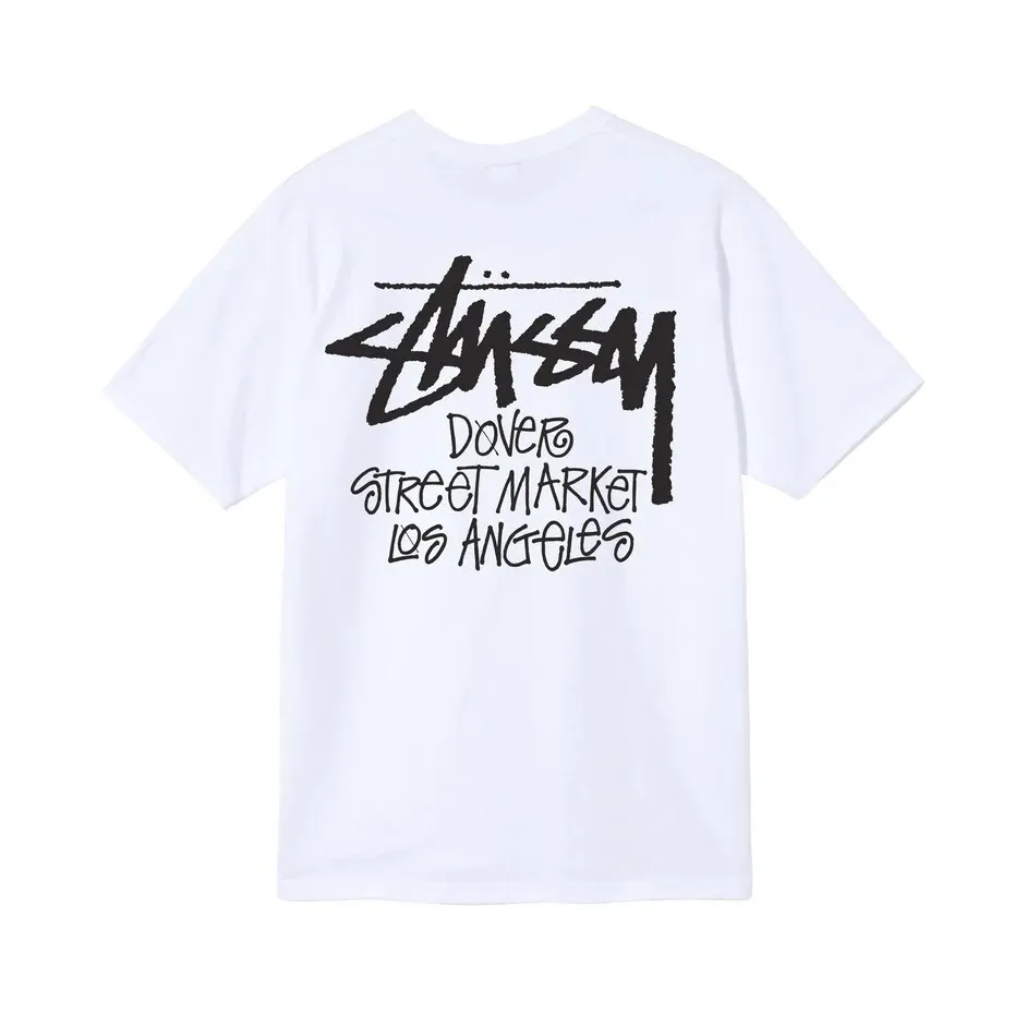 Stussy Bets Off Blue Koszulka Barwiony Pigmentem